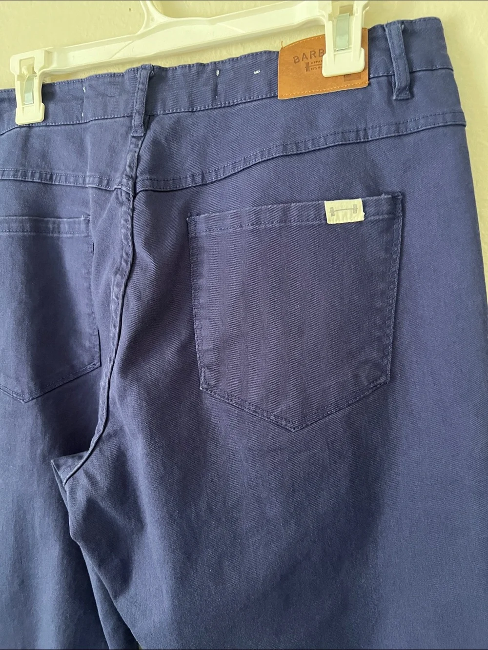 Like New! BARBELL APPAREL Chino Pants Cotton Blend Purple/Blue Size 36